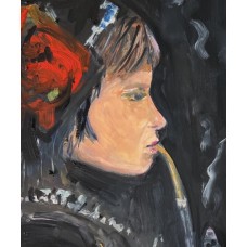 “Hutsul Woman. Portrait of a Ukrainian Woman” – Original Female Portrait, Oil on Paper | Marina Stognieva “Hutsul Woman. Portrait of a Ukrainian Woman” – Original Female Portrait, Oil on Paper | Marina Stognieva